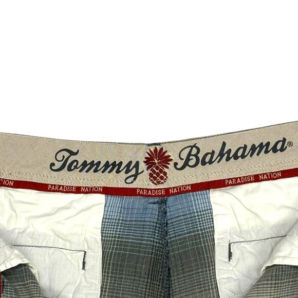 Tommy Bahama Paradise Nation Blue Silk Linen Blend Shorts - Picture 4 of 11